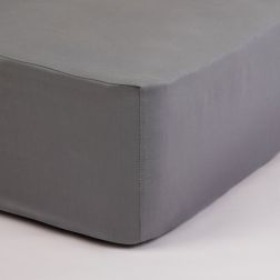 D.ČARŠAF S LASTIKOM ZA DUŠEK 120X60CM SIVA